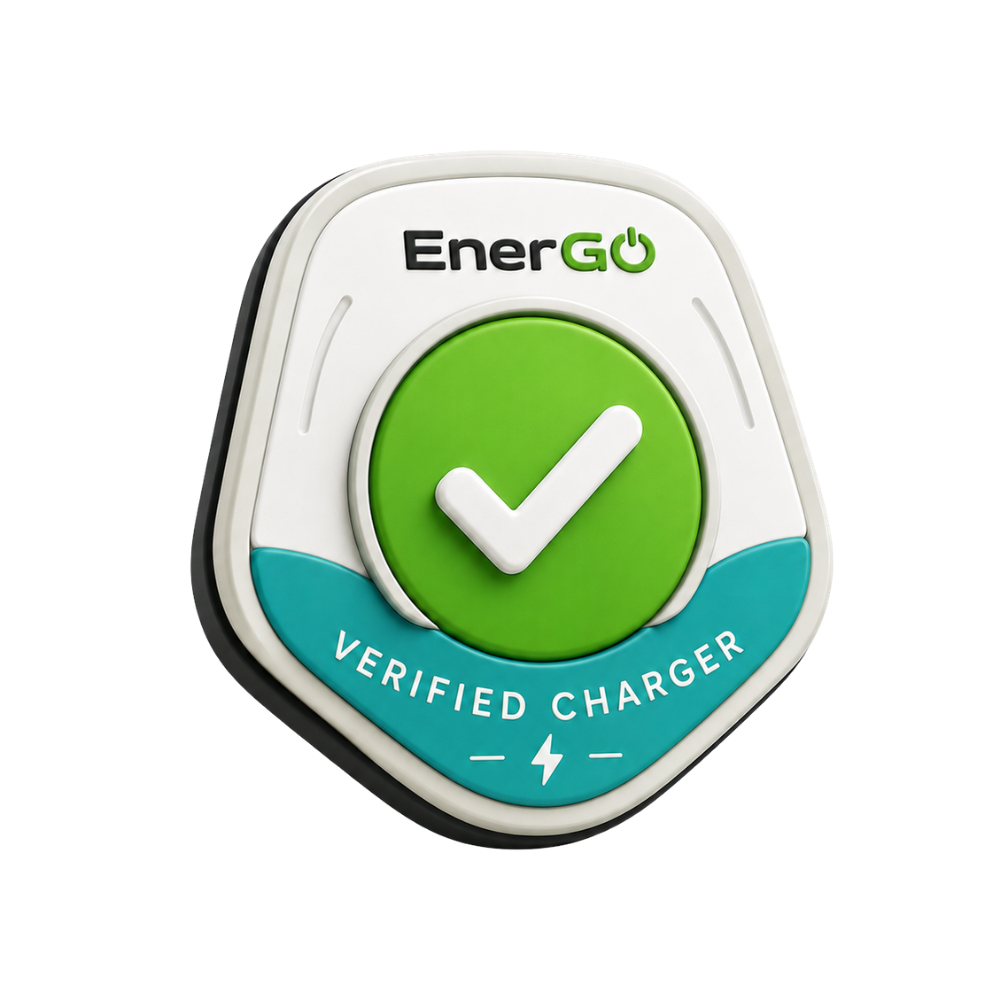 Verified charger badge illustration